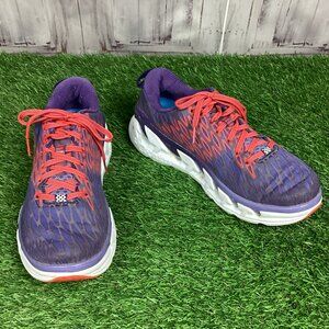 Hoka One One Vanquish 2 PUrple Red White Road Running Sneakers